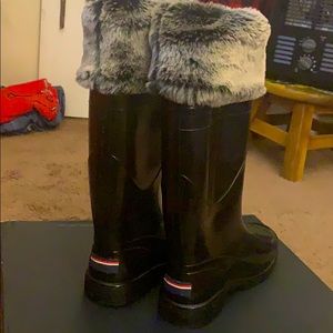 Worn once Tommy Hilfiger Boots!!